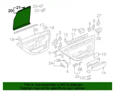 ШТОРКА СОЛНЦЕЗАЩИТНАЯ 4B9861334BEXU VAG