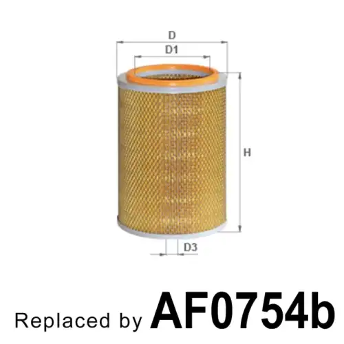 Фильтр воздушный ALPHA FILTER AF-154B