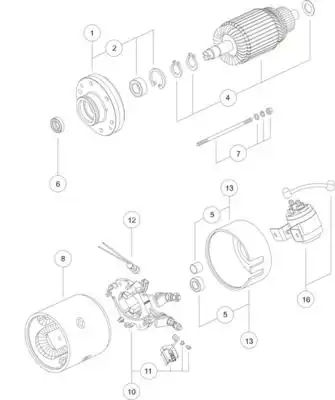 Электромотор / 2 / MM205 MAHLE
