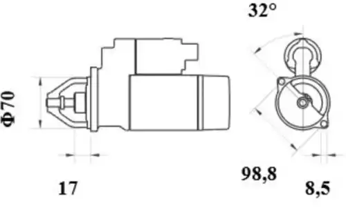 Стартер MAHLE MS 296