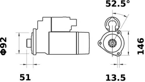 Стартер MAHLE MS 42