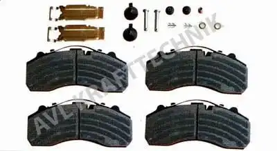 Тормозные колодки дисковые AVLKRAFT 79101238