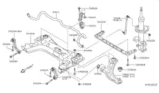 BOLT 54459AX03B NISSAN