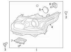 Фара LAND ROVER LR033965