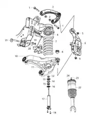 Рычаг передний, нижний, правый 68298346AA CHRYSLER