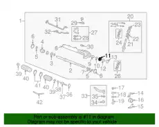  КОЛЬЦО УПЛОТНИТЕЛЬНОЕ РУЛЕВОЙ РЕЙКИ 53412-634-000 HONDA