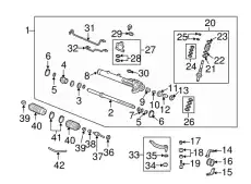  КОЛЬЦО УПЛОТНИТЕЛЬНОЕ РУЛЕВОЙ РЕЙКИ 53412-634-000 HONDA