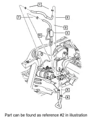 Шланг ГУР CHRYSLER 52088922AE