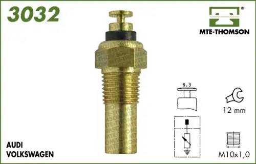 датчик температуры охлажд.жидкости Volv 3032 MTE-THOMSON