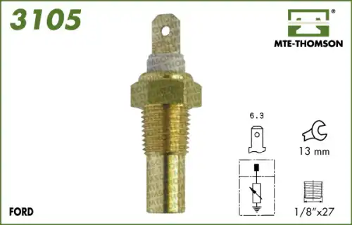 датчик температуры охлажд.жидкости Ford 3105 MTE-THOMSON