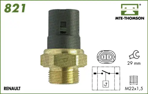 датчик включения вентилятора Ren 821 MTE-THOMSON