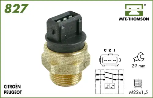 датчик включения вентилятора Citr 827 MTE-THOMSON