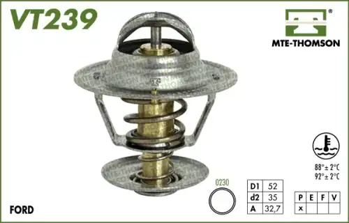 Термостат системы охлаждения MTE-THOMSON VT239.92