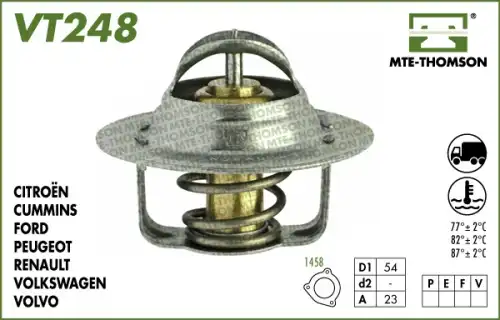 Термостат системы охлаждения MTE-THOMSON VT248.90