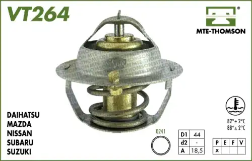 Термостат системы охлаждения MTE-THOMSON VT264.82