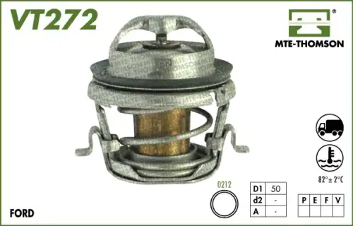 Термостат системы охлаждения MTE-THOMSON VT272.82