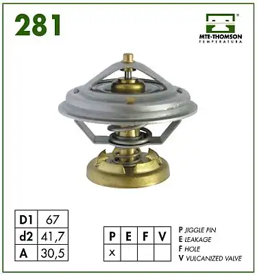 Термостат системы охлаждения MTE-THOMSON VT281.85