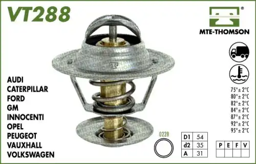 Термостат системы охлаждения MTE-THOMSON VT288.92