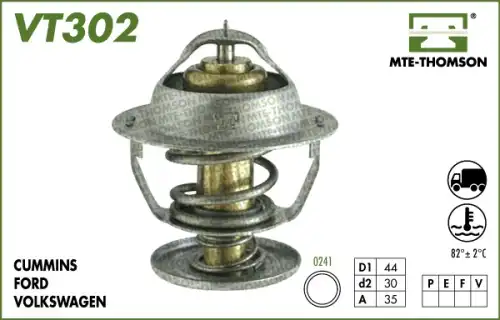 Термостат системы охлаждения MTE-THOMSON VT302.82