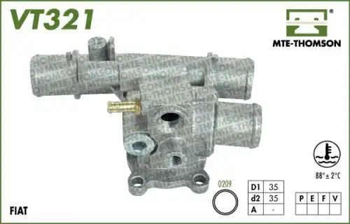 Термостат системы охлаждения MTE-THOMSON VT321.88