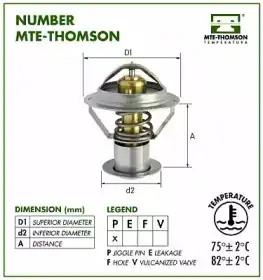 Термостат системы охлаждения MTE-THOMSON VT327.82