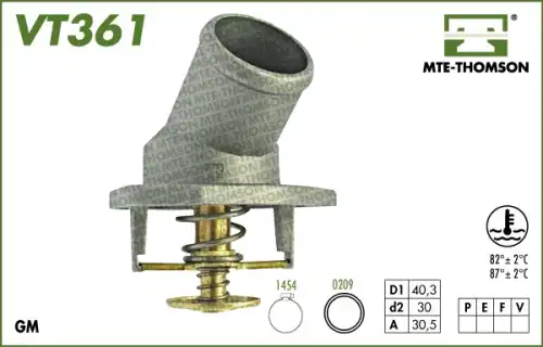 Термостат системы охлаждения MTE-THOMSON VT361.87