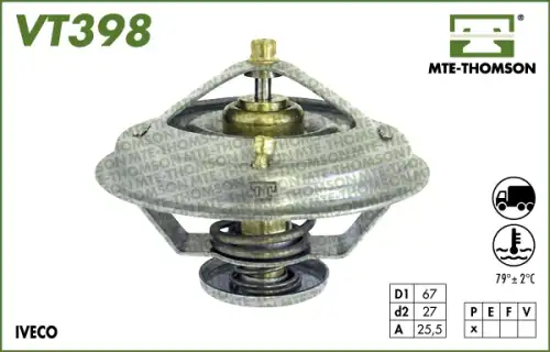 Термостат системы охлаждения MTE-THOMSON VT398.79