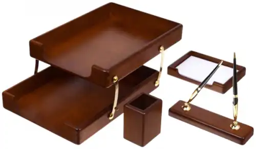 Набор настол.4пр.дерев.Cabinet орех 4044572364265