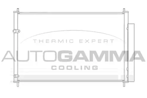КОНДЕНСАТОР. КОНДИЦИОНЕР 105355 AUTOGAMMA