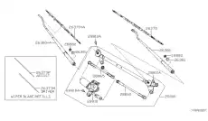 Щетка стеклоочистителя 288907S000 NISSAN