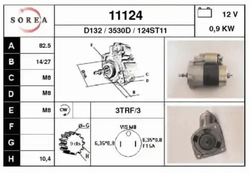 Стартер EAI 11124