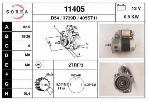Стартер EAI 11405