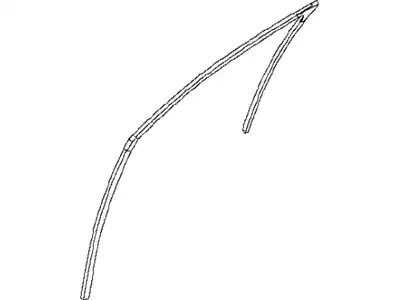 УПЛОТНИТЕЛЬ СТЕКЛА ДВЕРИ 803311LA1A INFINITI