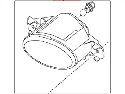 Фара противотуманная INFINITI 261551HA0B