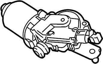 Мотор стеклоочистителя GHP967340 MAZDA