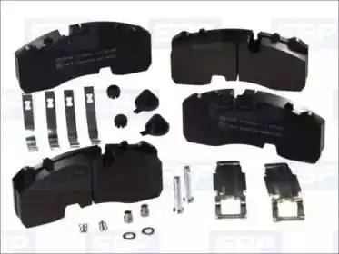 Тормозные колодки дисковые SBP 07P29165