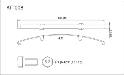Тормозные колодки дисковые FRAS-LE PD529K08CVADVANCED