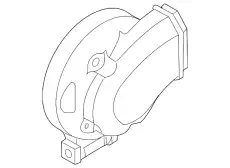 Крышка генератора (пластик) L3M618W9X MAZDA