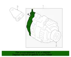 Крышка генератора (пластик) 31135R70A01 HONDA