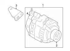 Крышка генератора (пластик) 31135R70A01 HONDA
