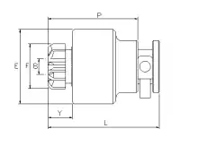 Бендикс стартера 3110 GHIBAUDI