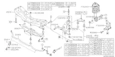 Рычаг подвески SUBARU 20202-FG040