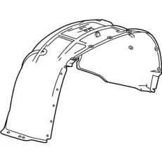 Подкрылок GM 22806320