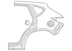 Крыло MAZDA KBYW70410D