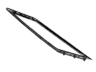 Стекло люка CHEVROLET 25925777