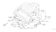 DUCT ASSY, COOLANT 14053CN10A NISSAN