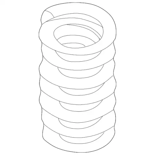 ПРУЖИНА ВИНТОВАЯ 8D0411105AS VAG