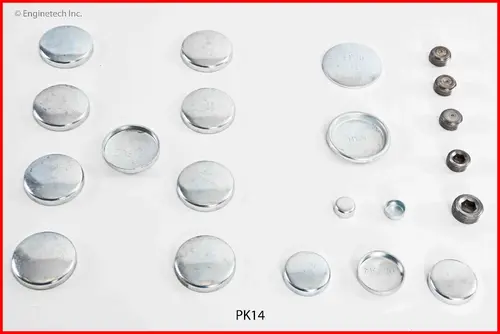  PK14 Комплект заглушек в блок ДВС, Engine Tech
