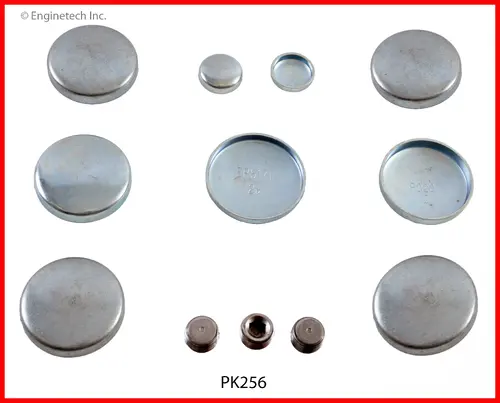  PK256 КОМПЛЕКТ ЗАГЛУШЕК В БЛОК ДВС, ENGINE TECH