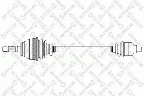 Вал приводной в сборе STELLOX 158 1046-SX